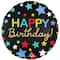 15 Pack: 18" Satin Happy Birthday Stars Foil Balloon